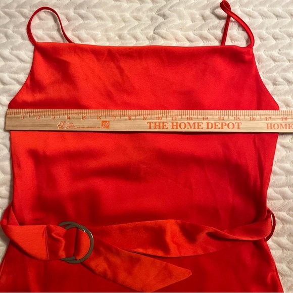 River Island slip dress Red/orange size 10 - Picture 8 of 12